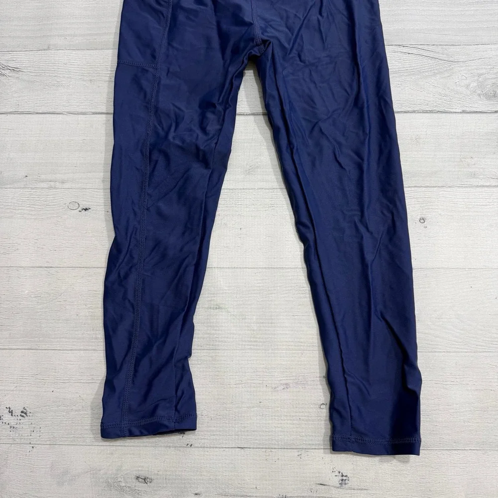 SwimZip Swim Leggings UPF 50+ Swim Pants navy blue size 5T